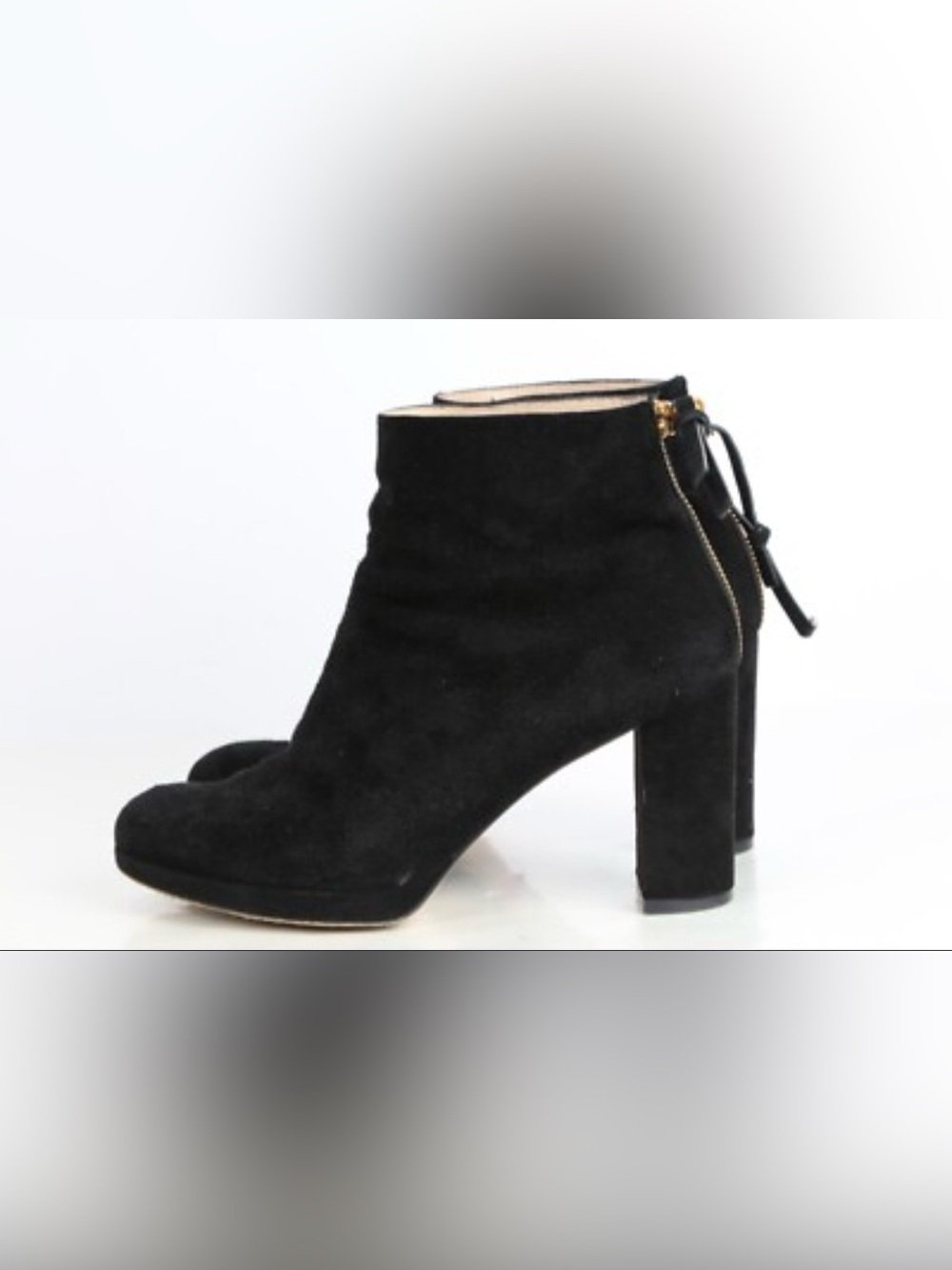 Stuart Weitzman Black Suede Black Bootie Size 8